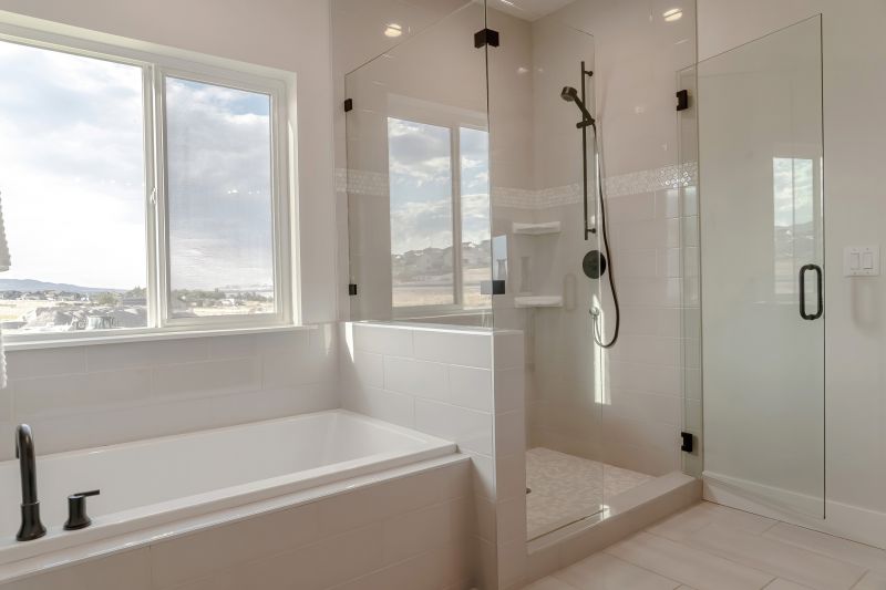 Small Bathroom with Corner Tub
